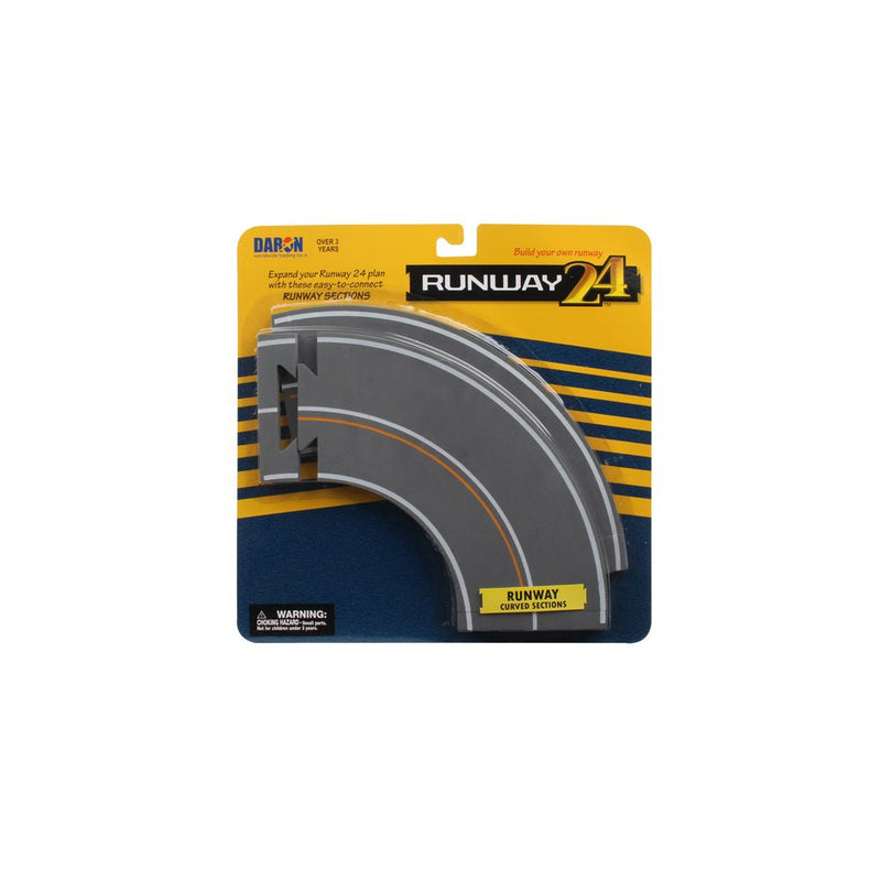 Daron - Runway24 - Runway Curved Sections Games & Toys