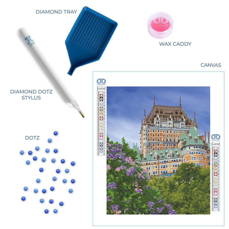 DIAMOND DOTZ - Château Frontenac 50.2X60.2 Arts & Crafts