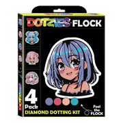 DIAMOND DOTZ - DOTZIES FLOCK - NEON ANIME GIRLS Arts & Crafts