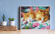 DIAMOND DOTZ - KITTY KIP (13.6" x 17.5" - 35cm x 45cm) Arts & Crafts