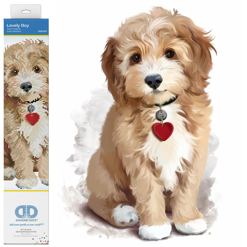DIAMOND DOTZ - Lovely Boy 40x50 Toys & Games