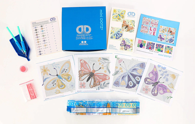 DIAMOND DOTZ - MINI DOTZ - BUTTERFLY MOODS Games & Toys