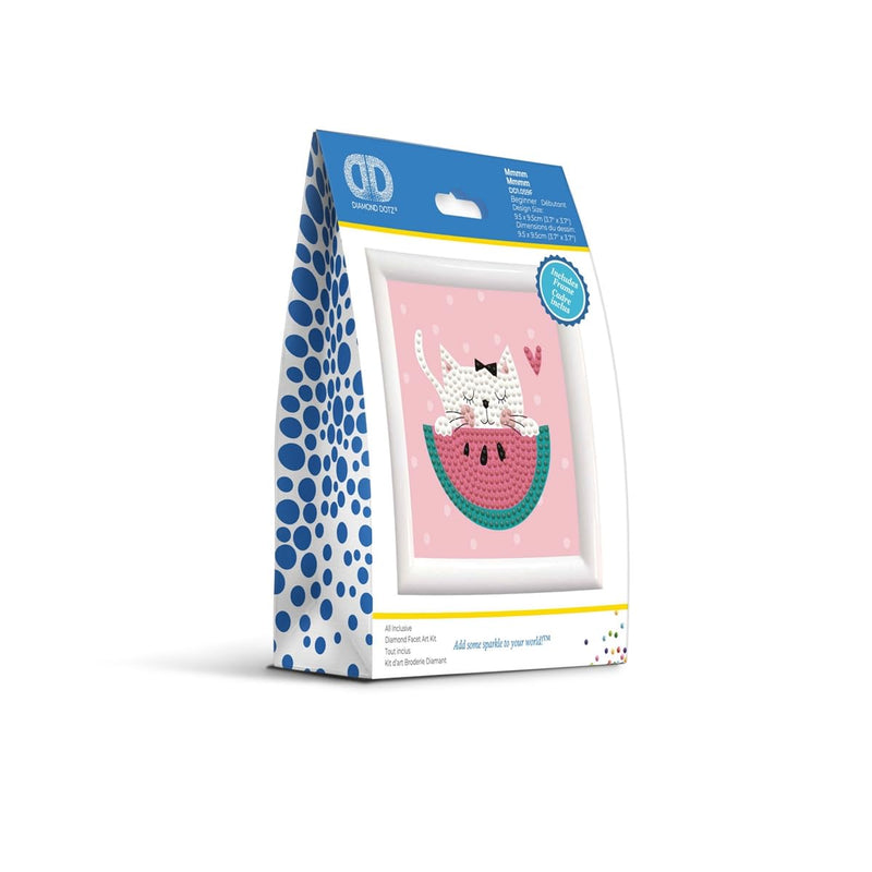 DIAMOND DOTZ - Mmmm - Frame Included (3.7" x 3.7" - 9.5cm x 9.5cm) Toys & Games