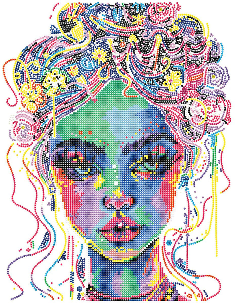 DIAMOND DOTZ - NEON ELECTRIC BEAUTY (17.1" x 21.1") Arts & Crafts