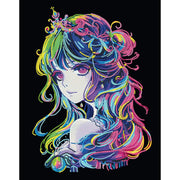 DIAMOND DOTZ - NEON MANGA (17.1" x 21.1") Arts & Crafts