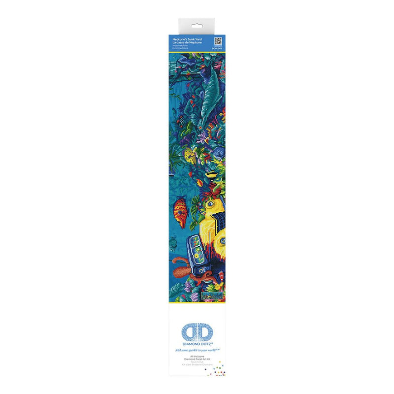 DIAMOND DOTZ - NEPTUNE'S JUNK YARD (17.2" x 51.5" / 44cm x 132cm) Arts & Crafts