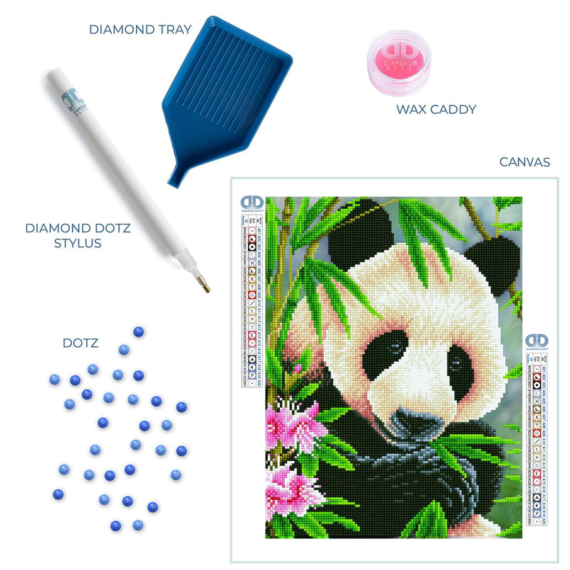 DIAMOND DOTZ - Panda Prince 38x48 Toys & Games