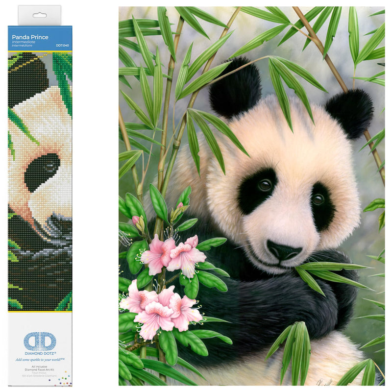DIAMOND DOTZ - Panda Prince 38x48 Toys & Games