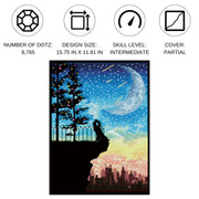 DIAMOND DOTZ - ROMANTIC HEIGHTS (15.75" x 11.81" - 40cm x 30cm) Toys & Games