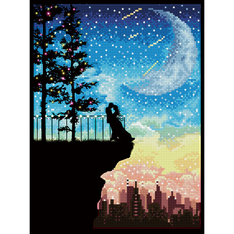 DIAMOND DOTZ - ROMANTIC HEIGHTS (15.75" x 11.81" - 40cm x 30cm) Toys & Games