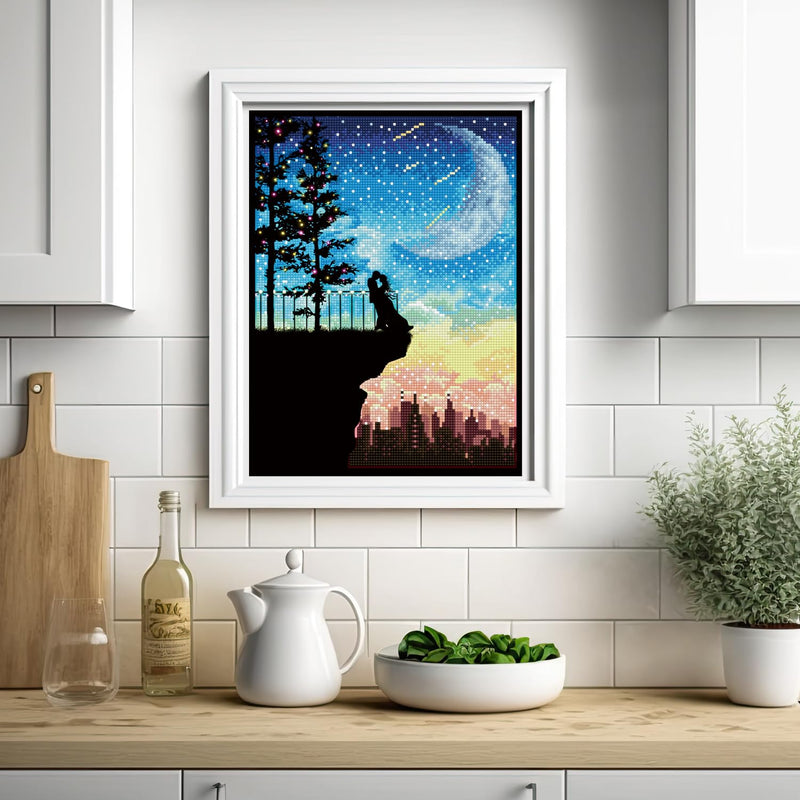 DIAMOND DOTZ - ROMANTIC HEIGHTS (15.75" x 11.81" - 40cm x 30cm) Toys & Games