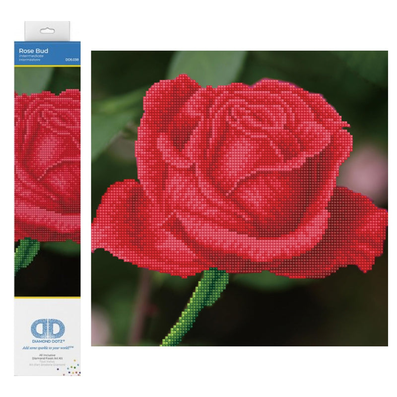 DIAMOND DOTZ - Rose Bud 38.5x38.5 Toys & Games