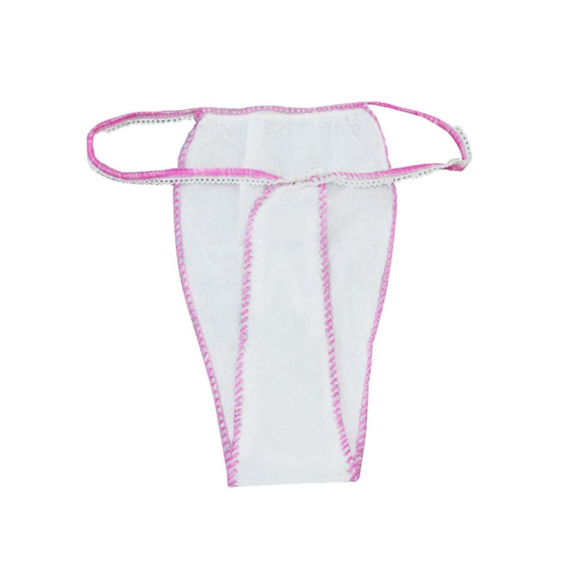 Disposable White Bikini String 100 Units Apparel & Accessories