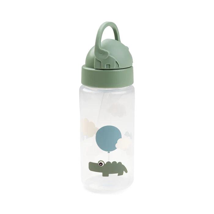 Done by Deer - Straw bottle Home & Kitchen Happy clouds Green