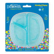 Dr Brown's - Divided Plates 3 - pack Mother & Baby