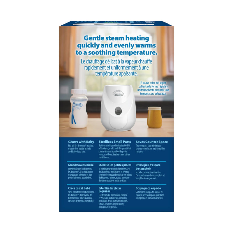 Dr Brown's - Insta - Feed Bottle Warmer & Sterilizer, Type A Plug Mother & Baby