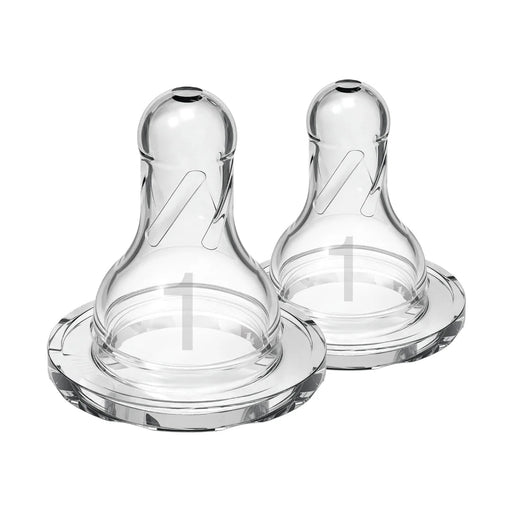 Dr Brown's - Level 1 Silicone Narrow Nipple, 2 - Pack Mother & Baby