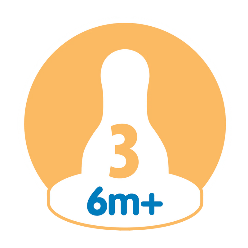 Dr Brown's - Level 3 Silicone Narrow Nipple, 2 - Pack Mother & Baby