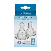 Dr Brown's - Level 4 Silicone Narrow Nipple, 2 - Pack Mother & Baby