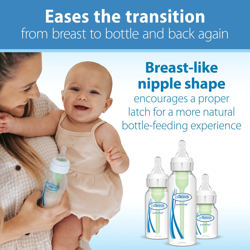 Dr Brown's - Level 4 Silicone Narrow Nipple, 2 - Pack Mother & Baby