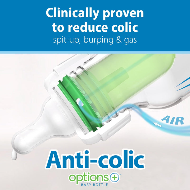 Dr Brown's - Options+ Narrow Anti - Colic Baby Bottle Gift Set Mother & Baby