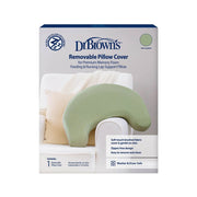 Dr Brown's - Removable Cover for Premium Memory Foam Feeding & Nursing Lap Support Mother & Baby Storm Green