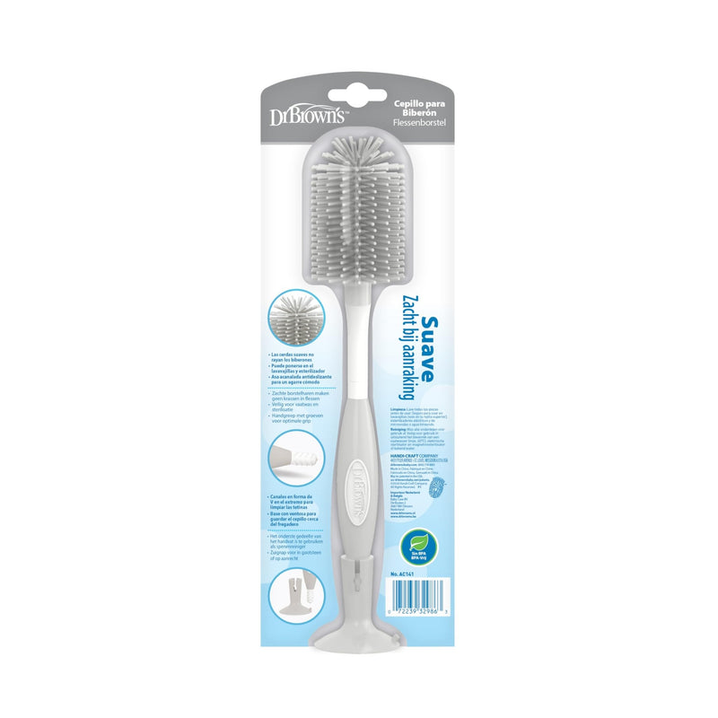 Dr Brown's - Soft Touch Bottle Brush, Gray Mother & Baby