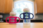 Dr Brown's - Wide - Neck, Silicone Handles, Gray Mother & Baby