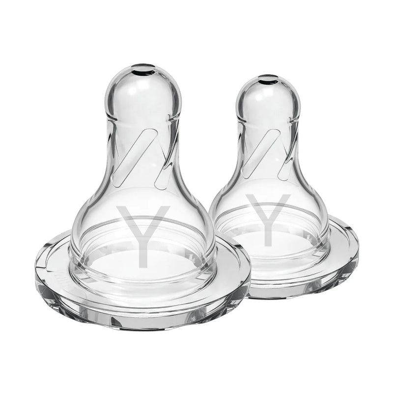 Dr Brown's - Y - Cut Silicone Narrow Nipple, 2 - Pack Mother & Baby