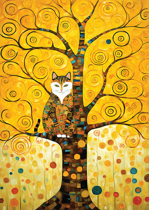 ENJOY - 1000 Piece Puzzle - Klimt: Cat in the Tree of Life