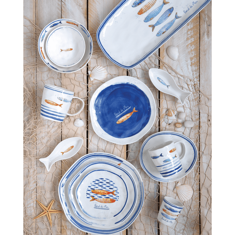 Easy Life - BORD DE MER - Dinner Plate | 26 cm / 10 in Home & Kitchen