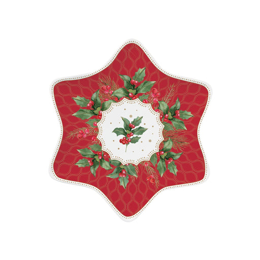 Easy Life - CHRISTMAS BERRIES - Platter | 22.5 cm / 10 in Home & Kitchen