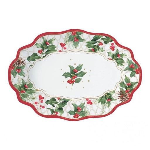 Easy Life - CHRISTMAS BERRIES - Platter | 24.5 cm / 9.5 in Home & Kitchen