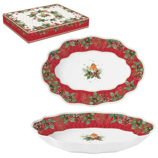 Easy Life - CHRISTMAS BERRIES - Platter | 30 cm / 11.5 in Home & Kitchen