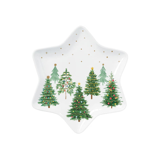 Easy Life - FESTIVE TREES - Plate | 22.5 cm / 8.9 in Home & Kitchen