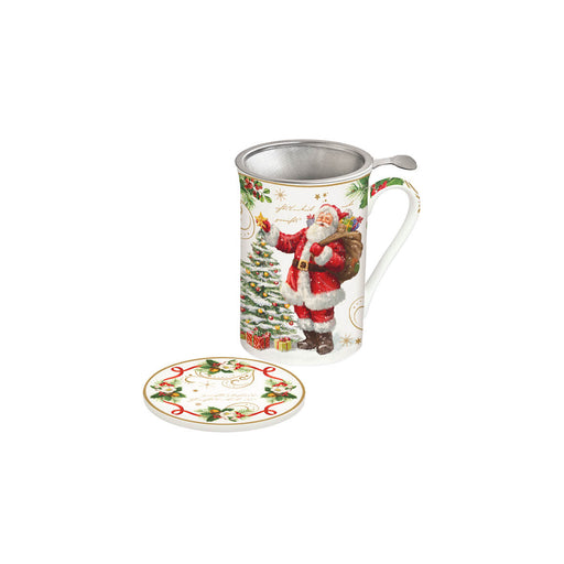 Easy Life - MAGIC CHRISTMAS - Mug - with Lid & Metal Infuser | 300 ml Home & Kitchen
