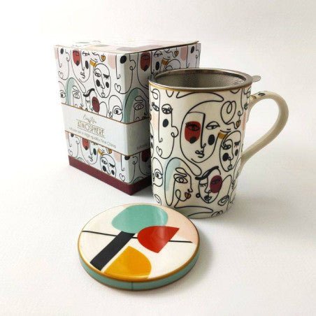Easy Life - MODERNISM - Infuser Mug | 350 ml / 12 oz Home & Kitchen