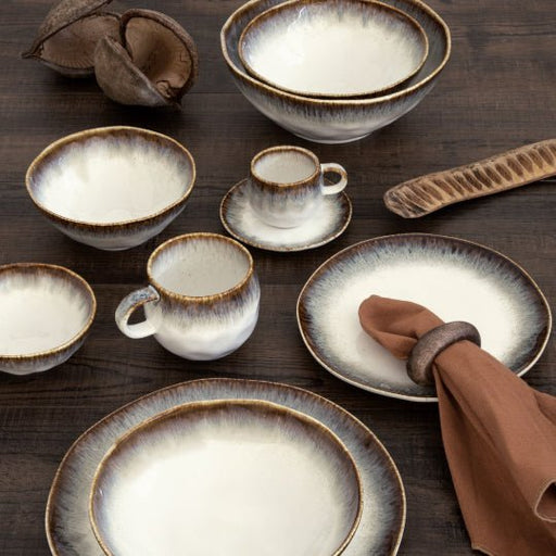 Easy Life - NUANCES - Brown Soup Plate | 19 cm / 10.2 in Home & Kitchen