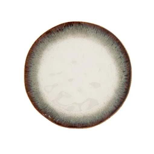 Easy Life - NUANCES - Side Plate | Ceramic Tableware Collection, Elegant Serving Plate Home & Kitchen Brown