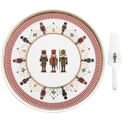 Easy Life - NUTCRACKER - Cake Plate with Server | 32 cm / 12.6 in Home & Kitchen