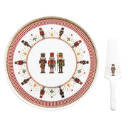 Easy Life - NUTCRACKER - Cake Plate with Server | 32 cm / 12.6 in Home & Kitchen