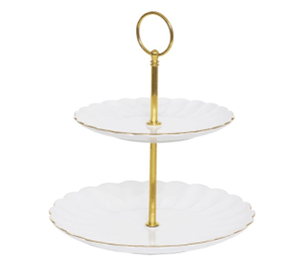 Easy Life - ROYALE - 2 Tier Server Home & Kitchen White