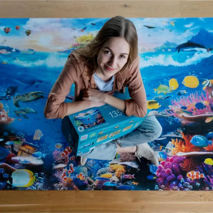 Trefl - 135000 Piece Jigsaw Puzzle - Prime Uft - Dive Into Underwater Paradise