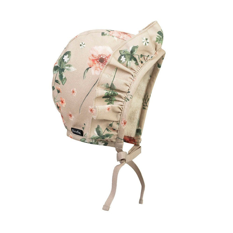 Elodie - Winter Bonnet - Meadow Blossom (3 - 6M) Apparel & Accessories