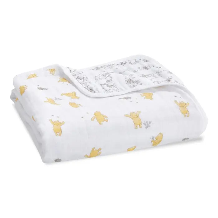 aden + anais - Muslin Blanket | Winnie + Friends - Neutral
