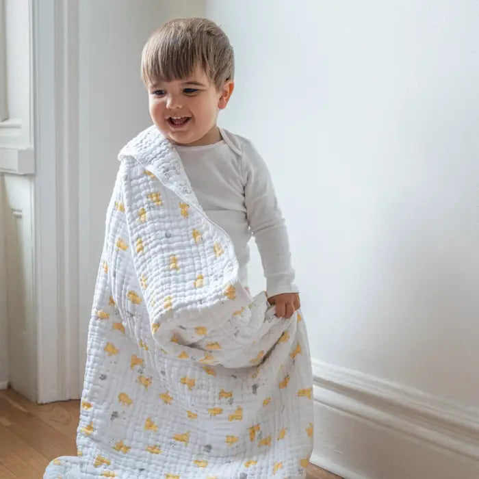aden + anais - Muslin Blanket | Winnie + Friends - Neutral
