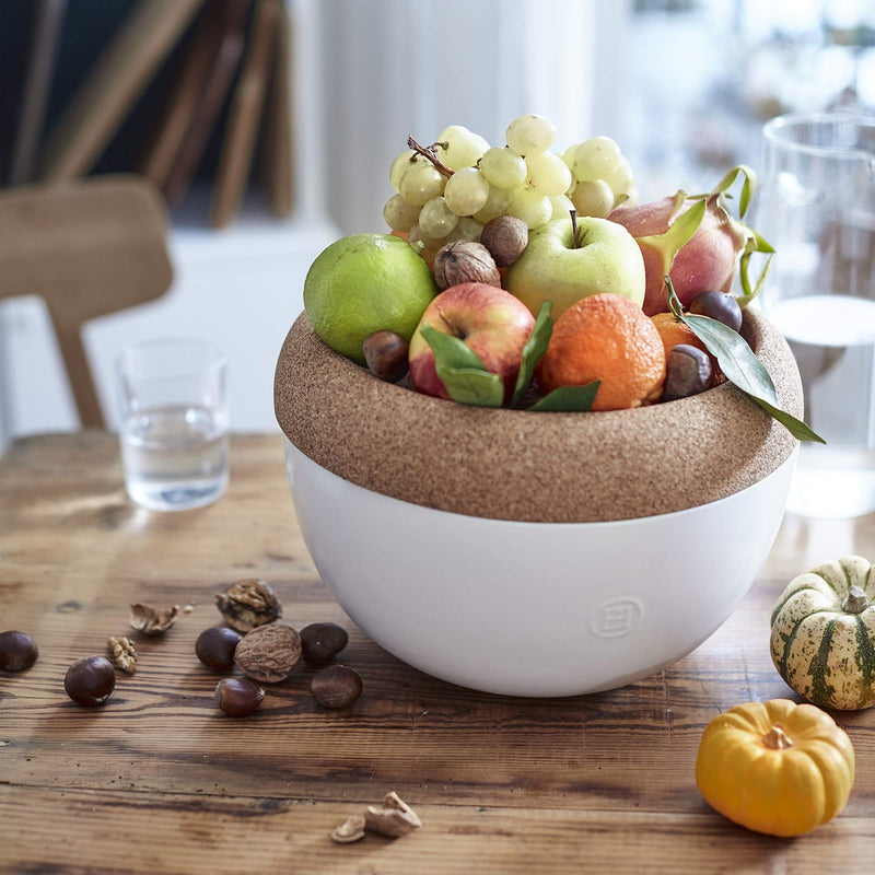 Emile Henry - Deep Storage Bowl 18x27cm, 4.7L Home & Kitchen Three Small Openings