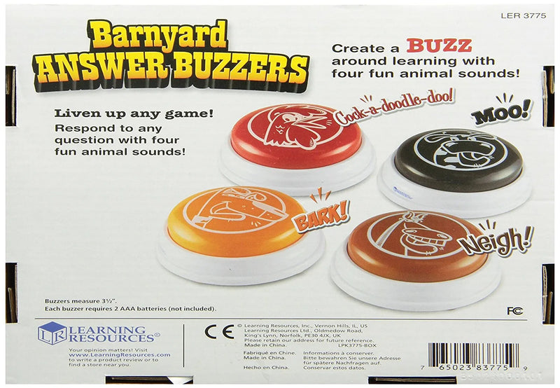 Learning Resources - Barnyard Answer Buzzers