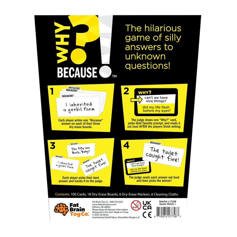 Fat Brain Toys - Why? Because! Games & Toys