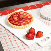 FAT DADDIOS - Fluted Tart Pan Remove Bttm 27.9x27.9x2.5 cm / 11x11x1" Home & Kitchen